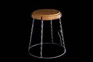 Champagne muselet stoel 56cm